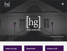 Tablet Screenshot of hg.se